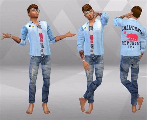 Designer Fashion For Males Sims 4 Male Clothes