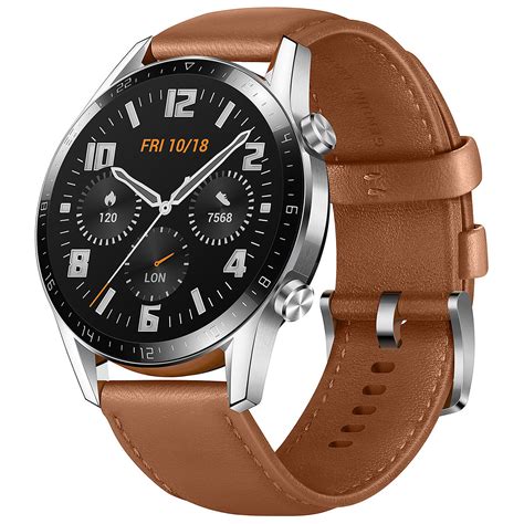 Huawei Watch Gt 2 46 Mm Cuero Marrón Smartwatch Ldlc