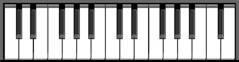 Hier können schüler, musiker und komponisten leeres notenpapier zudem findest du unten eine klaviertastatur zum ausdrucken. Analoge Klangsynthese - Klaviatur - ClipArt Best - ClipArt ...