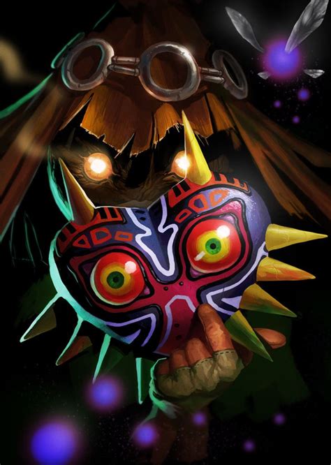 Majoras Mask Skullkid Legend Of Zelda Fan Art Geekery