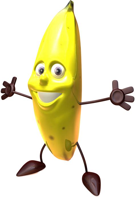 A Cartoon Banana With Arms And Legs