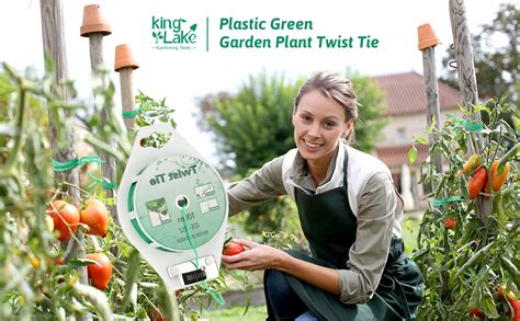 Kinglake M Cravatta Da Giardino Verde Cravatta Vegetale Morbida Con Taglierina Per Supporto