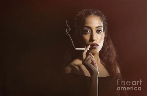 Woman Smoking Photograph By Amanda Elwell Fine Art America