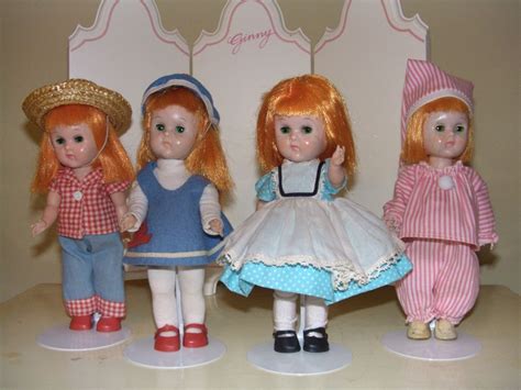 Four 1960 Complete Collection Of Vintage Vogue Ginny Doll Wee Imps