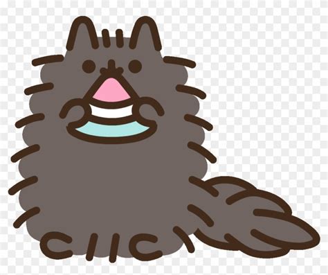 Hungry Cat Sticker Pusheen For Ios Android Giphy  Pusheen Pip And