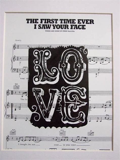 Personalised Sheet Music Love Art Print By Kimprints