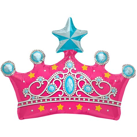 Northstar Pretty Princess Tiara Crown Air Fill Mini Shape 14 Foil
