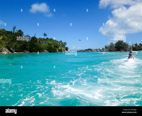 Jet Skies In The Caribbean Stock Photo Alamy