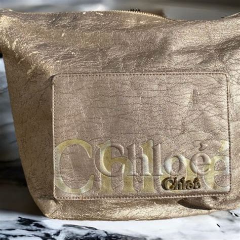 Chloe Bags Authentic Chloe Eclipse Metallic Bronze Hobo Bag Poshmark