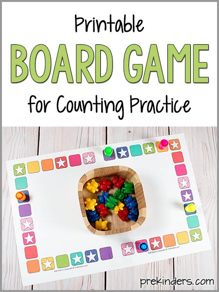 Teach Counting Skills With This Board Game Prekinders