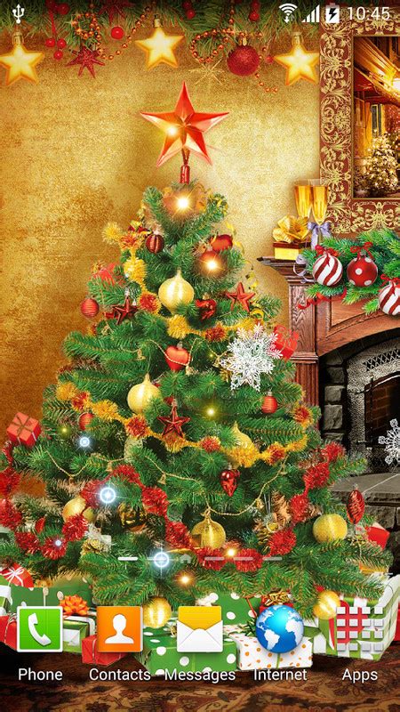 One of the best christmas sl910 dect cordless phone android touchscreen metal/piano black cordless phone with handsfree full touch. Christmas Wallpaper Free Android Live Wallpaper download ...
