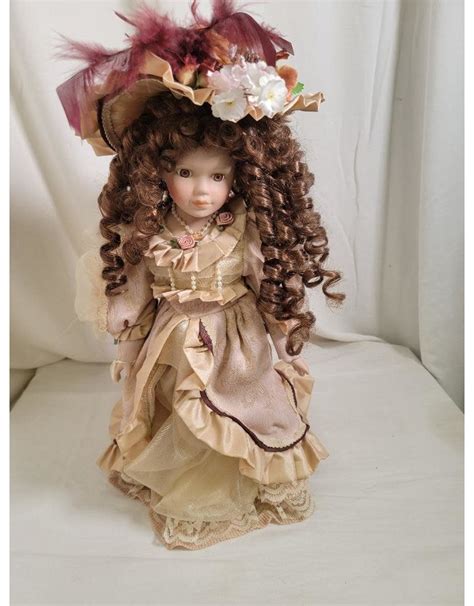 Brown Curly Hair Porcelain Doll Save A Life Thrift Stores