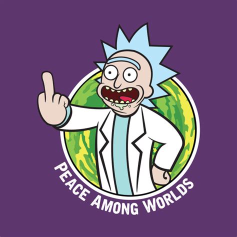 Peace Among Worlds - Rick And Morty - Kids T-Shirt | TeePublic