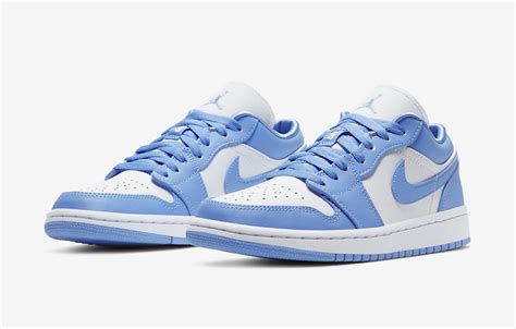 Also, the pair features unc blue on the overlays while constructed with nubuck. Air Jordan 1 Low "UNC" Releases During Spring 2020 | KaSneaker