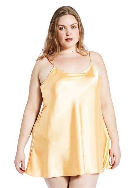 Jovannie Satin Chemise Plus Size Gold 3x4x Check This Awesome Product By Going To The Link