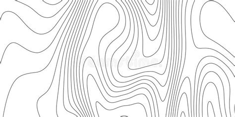 Terrain Topographic Map Concept Mountain Height Lines Background