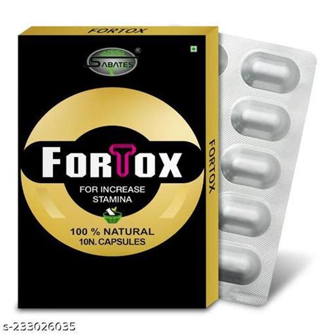 Fortox Ayurvedic Capsule Shilajit Capsule Sex Capsule Sexual Capsule Improves Sperm Health