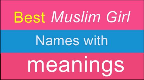 Uncommon Muslim Girls Name Mzaerjungle