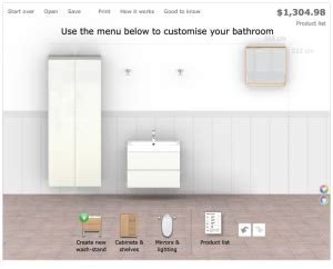 Save to the ikea server and head for the store. Best Free Online Bathroom Planner Tools 2017