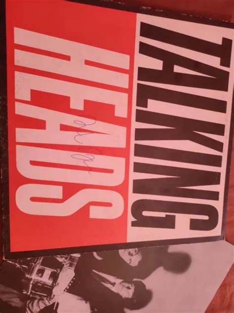 David Byrne Talking Heads True Stories Signed Autograph Lp 54 91 Picclick