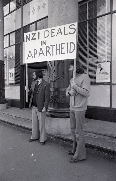 Anti Apartheid Protesters In Palmerston North Manawatū Heritage