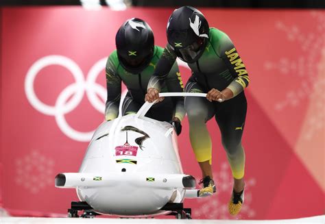 Jamaica Womens Bobsled Team Finishes 19th Overall At Pyeongchang 2018