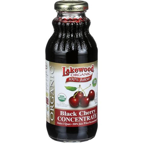 Lakewood Organic 100 Percent Fruit Juice Concentrate Black Cherry