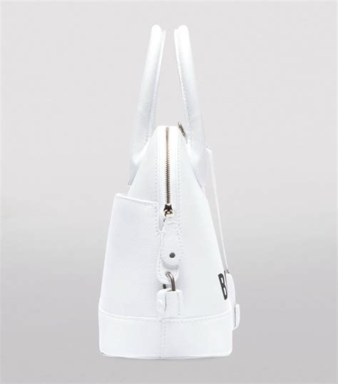 Balenciaga White Small Leather Ville Top Handle Bag Harrods Uk