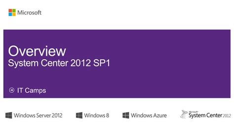 System Center 2012 Sp1 Overview And Window Azure Iaas Ppt
