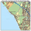 Aerial Photography Map of Laguna Beach, CA California