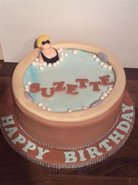Hot Tub Birthday Cake Cake Birthday Cake Desserts