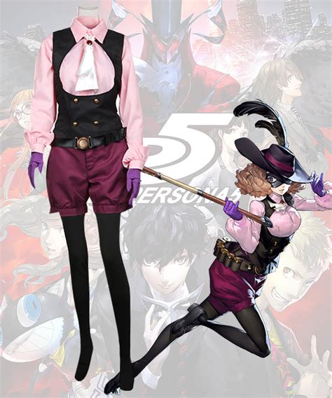 Persona 5 Noir Haru Okumura Cosplay Costume Ycosplay