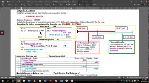 .as insurance expense (to record insurance expense for the month) and (b) is removed from the insurance 12 at which point the prepaid insurance and insurance accrual are reduced to zero. 10: Prepaid Expense - YouTube