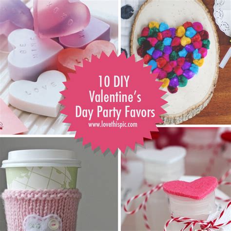 10 Diy Valentines Day Party Favor