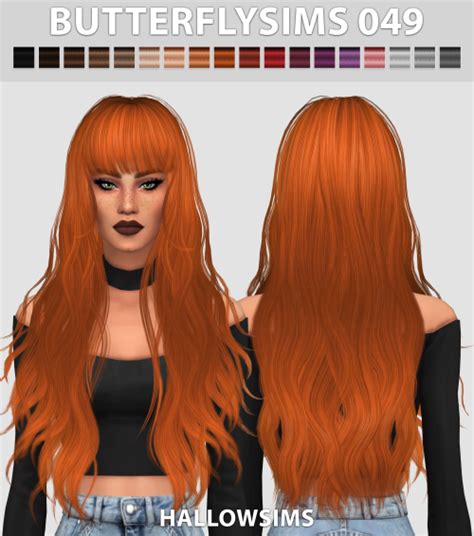 Sims 4 Ccs The Best Hair By Hallowsims