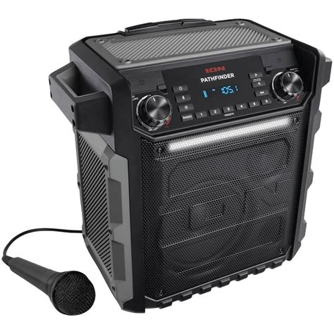 Ion Audio Pathfinder Portable Bluetooth Speaker With Amfm Radio And