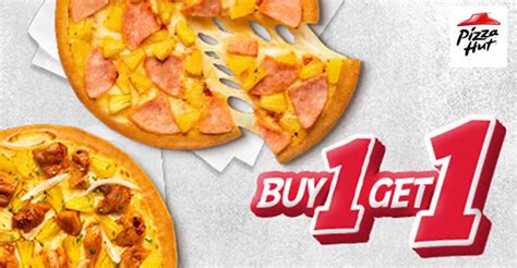 Buy 1 pizza & get 1 free + flat ₹25 cashkaro cashback on orders over ₹200. 11-22 Jan 2020: Pizza Hut Buy-1-Get-1-Free Pizza Promotion ...