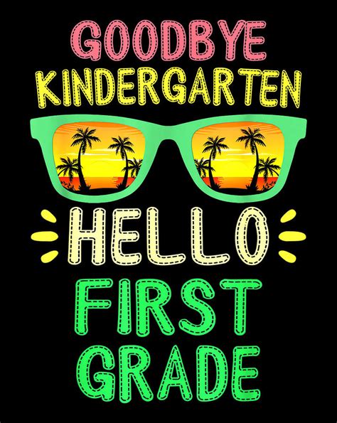 Goodbye Kindergarten Class Of 2034 2021 Grad Hello 1st Grade Png