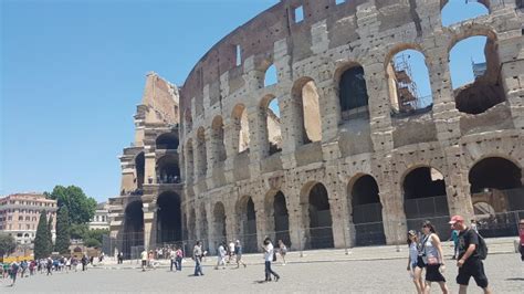 Coliseu De Roma Símbolo Da Roma Imperial Carimbo No Passaporte