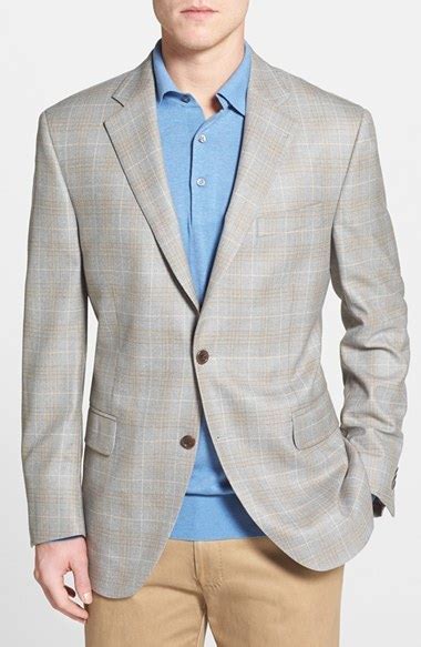 Peter Millar Classic Fit Plaid Wool Sport Coat Where To Buy And How To Wear