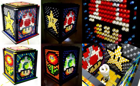 Mosaic Lego Super Mario Bros Lamp By Vonbrunk On Deviantart