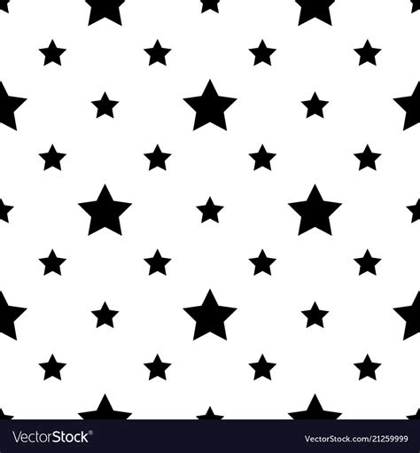 Seamless Stars Pattern Royalty Free Vector Image
