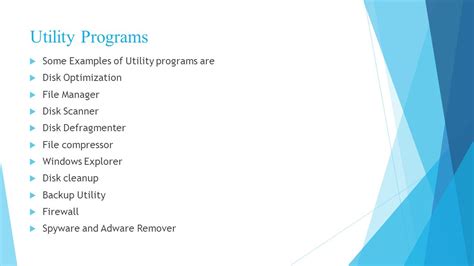 Utility Software Examples