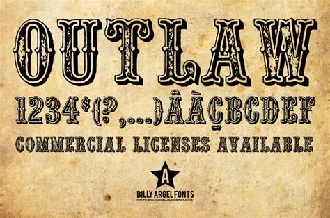 12 Vintage Old West Fonts Styles Images Old Western Style Fonts Old