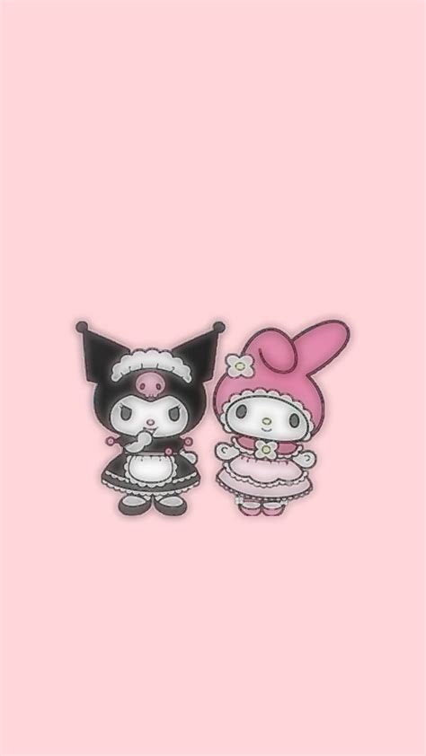 my melody and kuromi ~ complete ~ 💗my melody kuromi wallpapers💔 hello kitty комнаты Винтажные