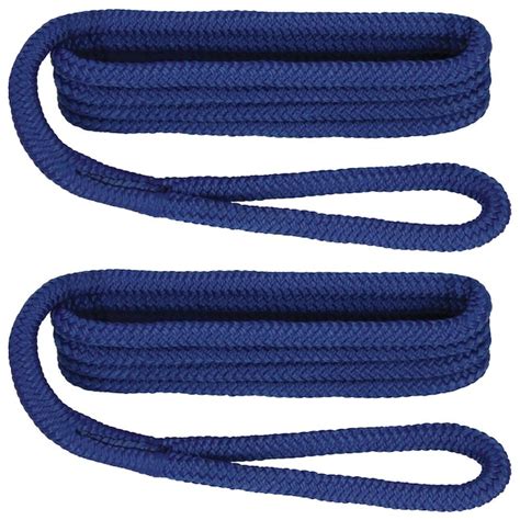 Extreme Max Double Braid Nylon Fender Line 38 In X 6 Ft Royal Blue