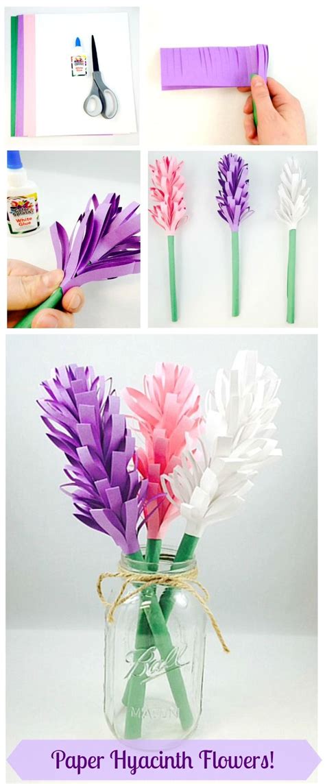 Easy Paper Hyacinth Flowers Paper Ideas