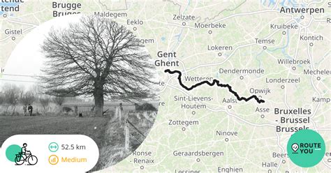 Opwijk Gent Recreatieve Fietsroute RouteYou