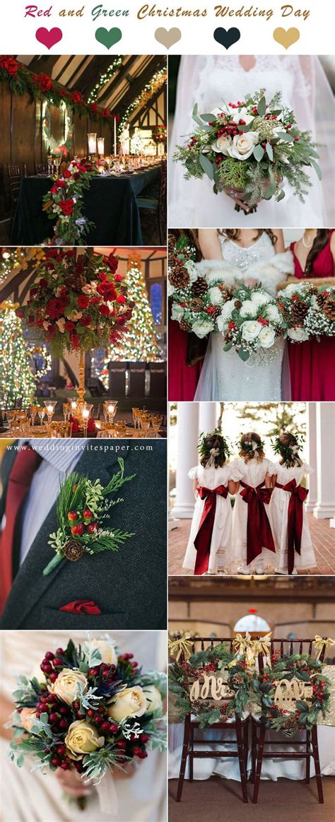 Top 12 Wedding Color Palettes To Warm Your Winter Day Red