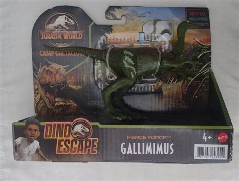 Jurassic World Gallimimus Figure Camp Cretaceous Dino Escape Fierce Force Mattel Values Mavin